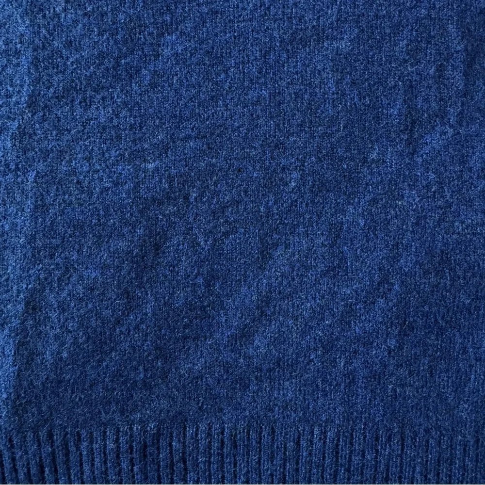 J. Crew V-Neck Collared Sweater In Super Soft Yarn Merino Wool Alpaca Relaxed XS